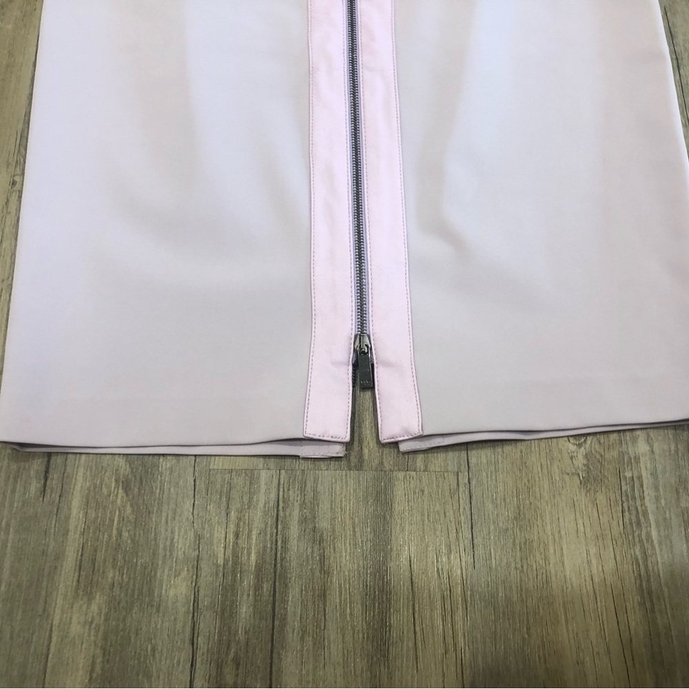 Votre Nom Light Pink Periwinkle Two-Piece Blazer Jacket and Skirt Set - Picture 13 of 15